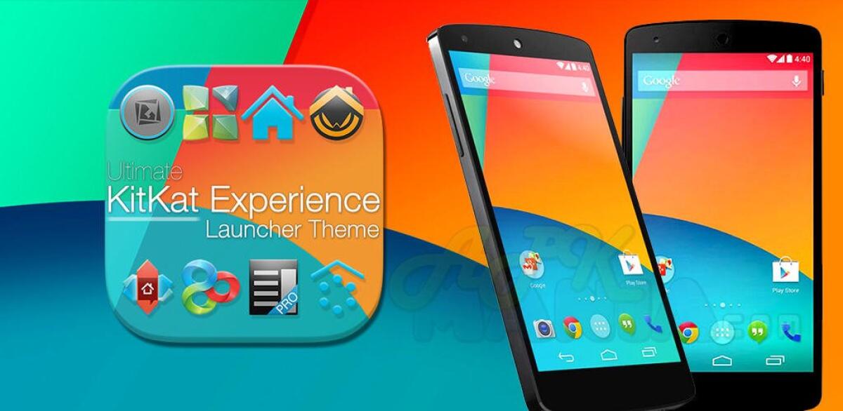 KitKat 4.4 Launcher Theme v 1.9 APK: Migliori temi per smartphone e tablet Android - 