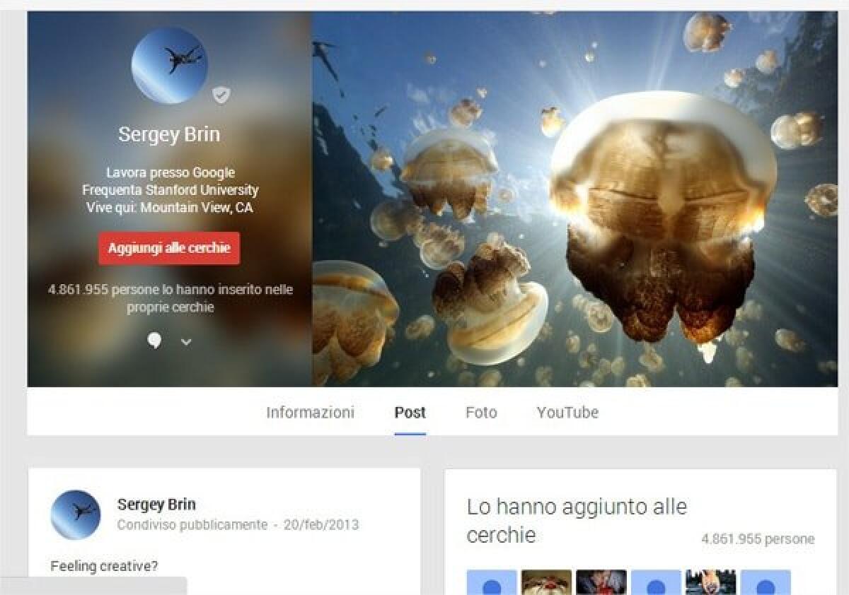 Nuova immagine di copertina per Google Plus: un mix tra Facebook e Twitter - 