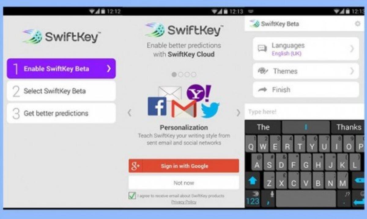 Download SwiftKey Keyboard v 4.4.0.183 Beta APK dal Play Store Android - 