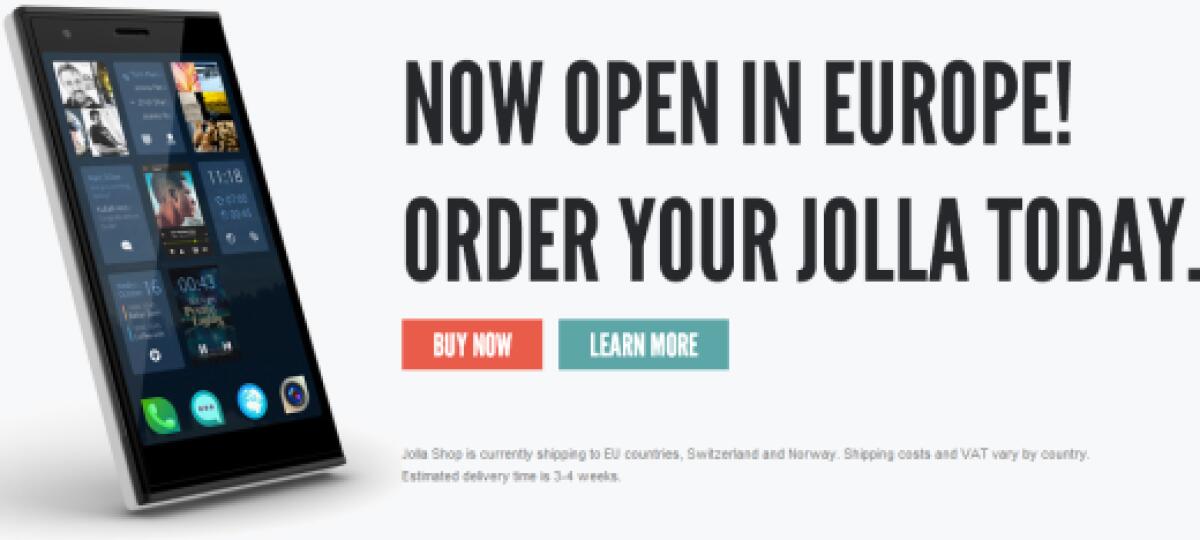 Jolla Phone con Sailfish OS è finalmente disponibile in Europa a 399€ - 