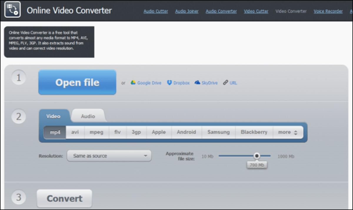 Convertitore Video Online: Convertire file video ed audio direttamente online [Web 2.0] - 