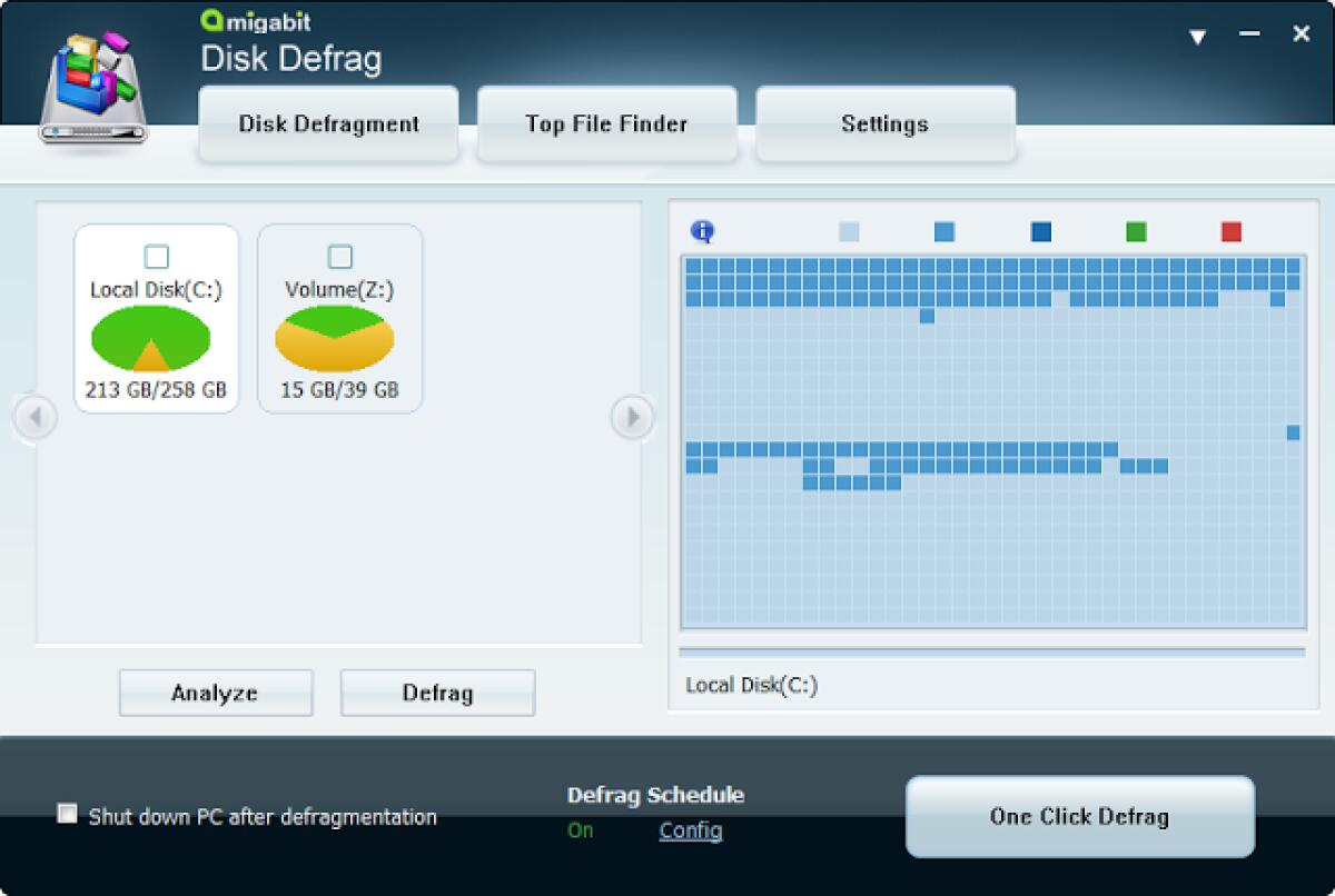 Amigabit Disk Defrag Gratis: Ottimo programma per velocizzare Windows - 