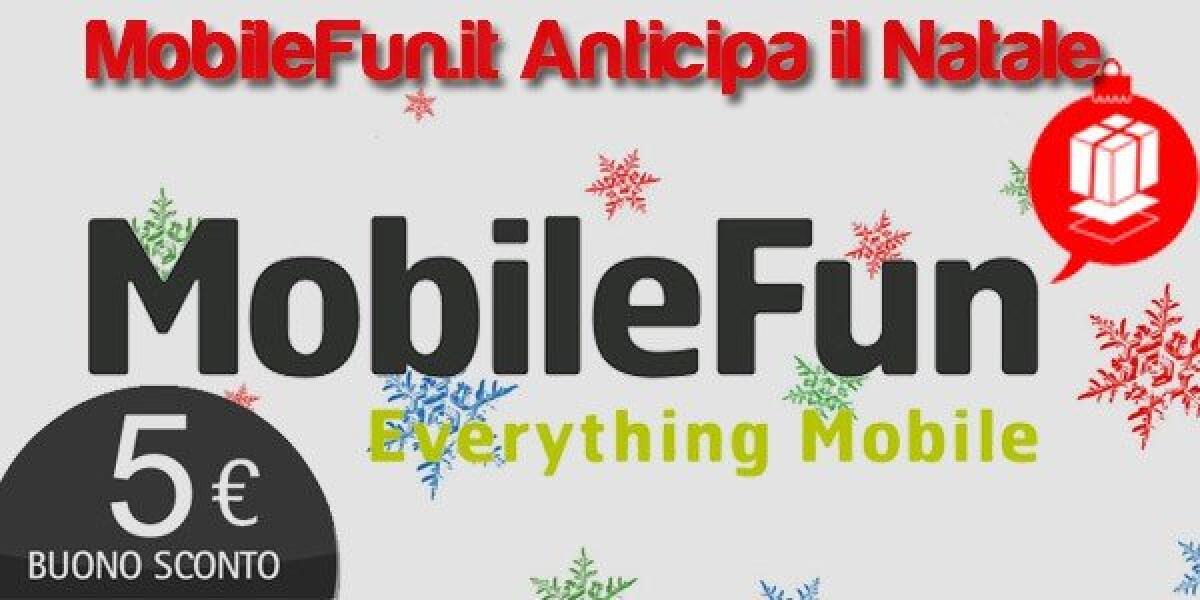 5€ di sconto per tutti fino a Lunedi 9 Dicembre su MobileFun - 