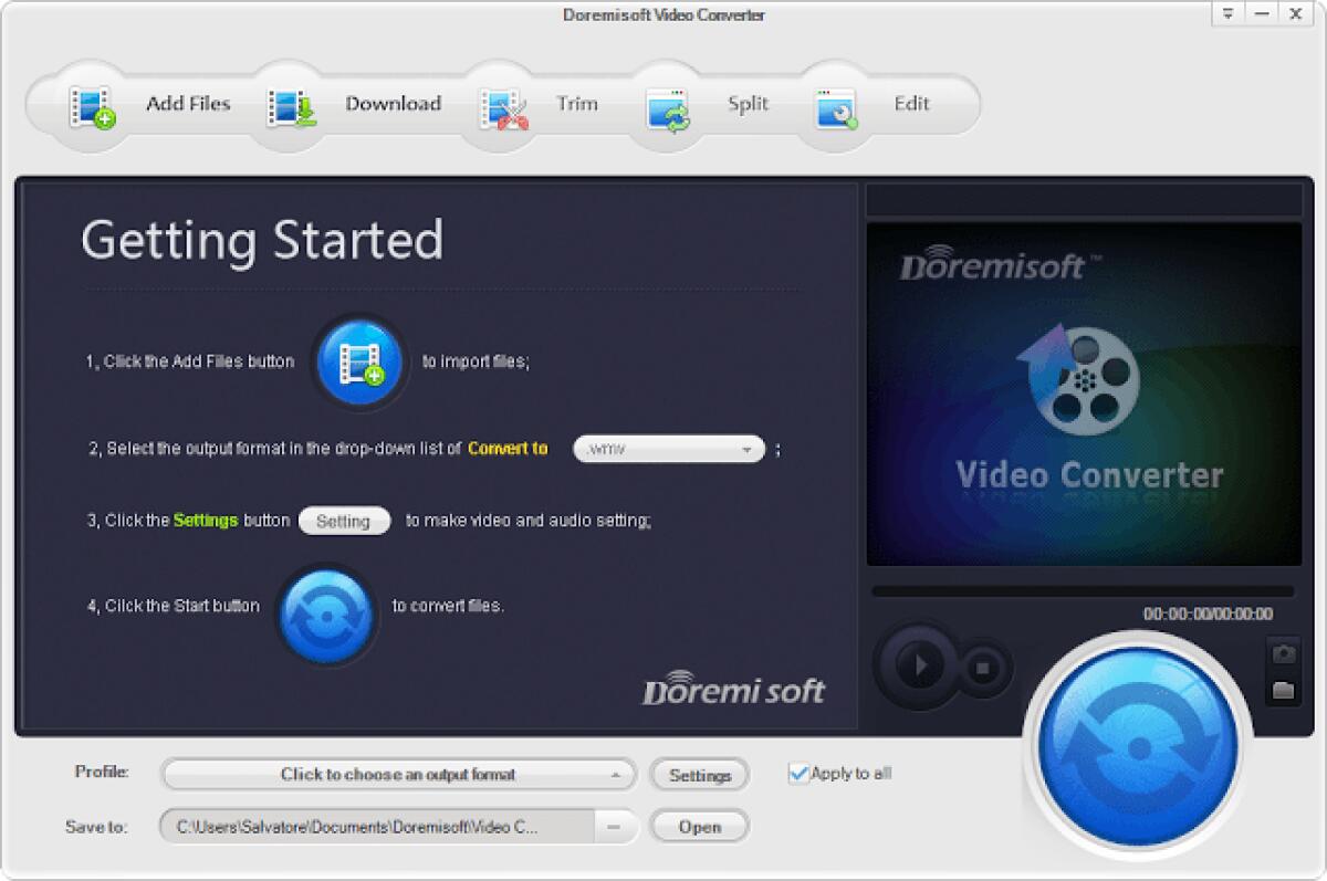 Doremisoft AVCHD Video Converter gratis: Converti Video in HD facilmente su Windows - 
