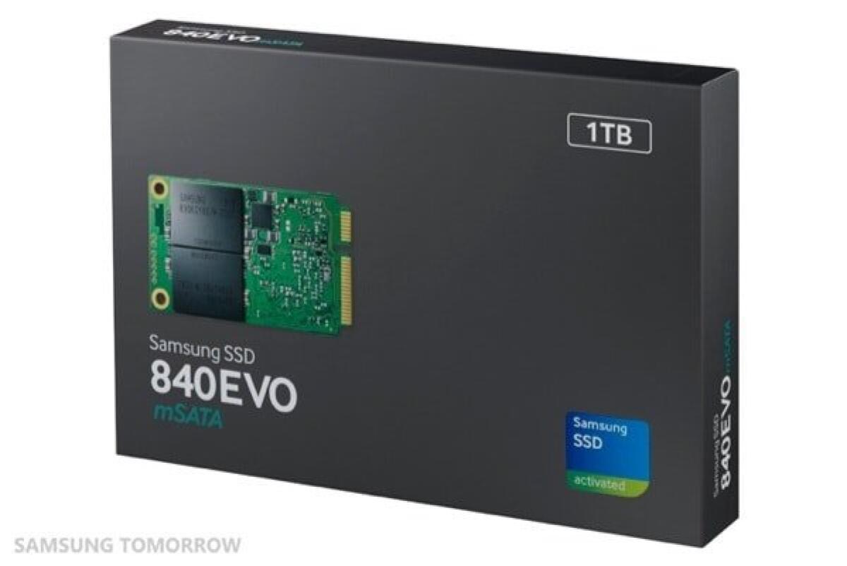 Samsung 840EVO: Ecco il primo SSD mSATA da 1 TB!!! - 