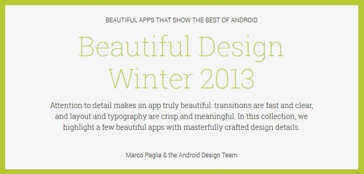 Ecco le più belle applicazioni per Android del 2013 - 