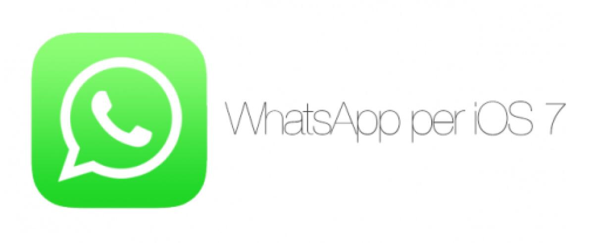 WahtsApp per iPhone: disponibile aggiornamento per iOS 7 - 