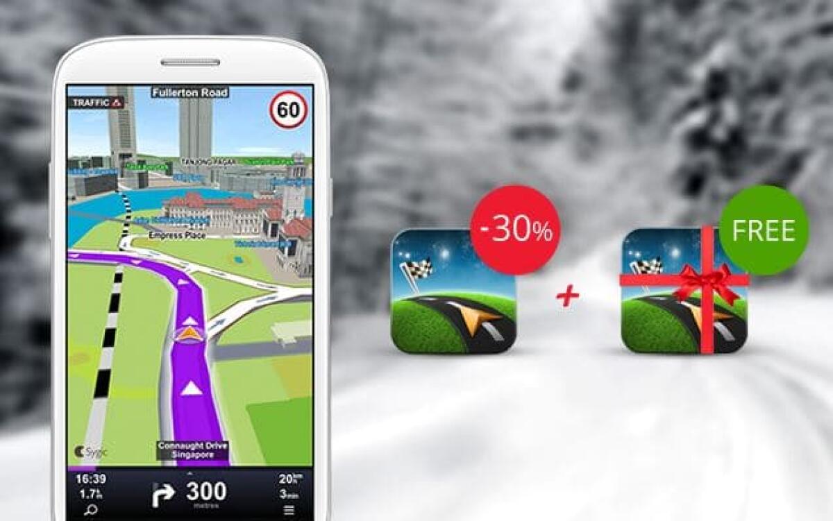 Navigatore GPS Sygic in offerta per Android: se copri una copia, ne hai una seconda gratis - 