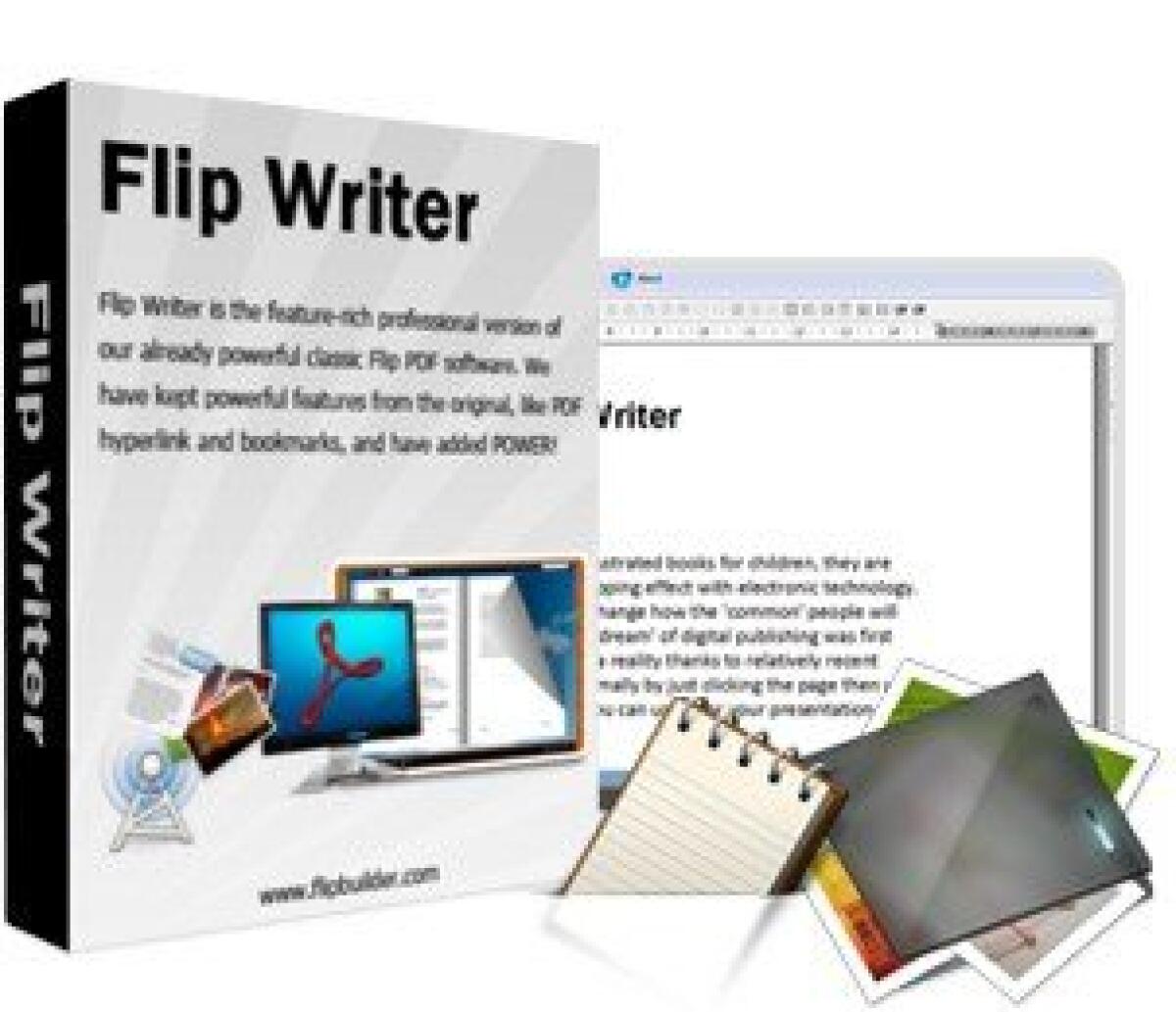 Flip Writer 1.0 Gratis: Crea libri sfogliabili in flash per creare cataloghi ed eBooks facilmente su Windows - 