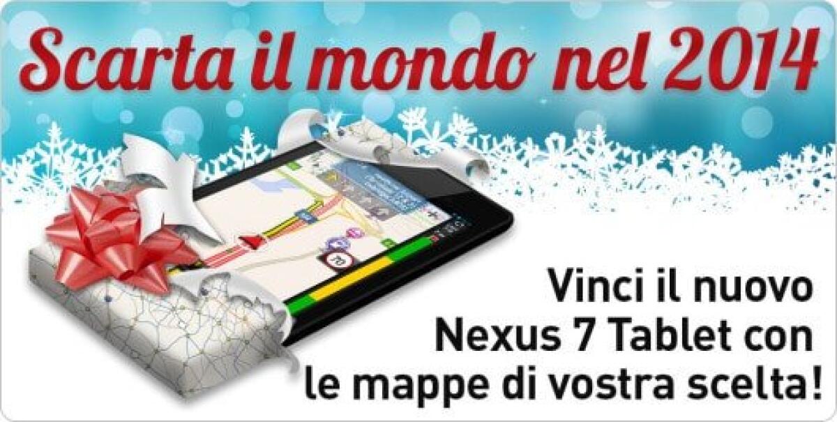CoPilot: Vinci il nuovo Nexus 7 Tablet con le mappe CoPilot che preferisci - 