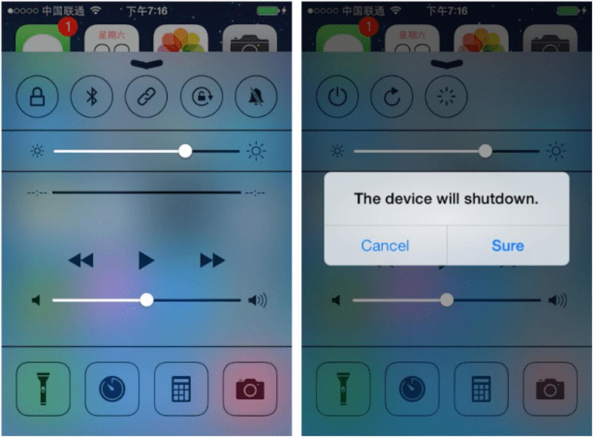 Migliori Tweak Cydia per iOS 7: CCSettings - 