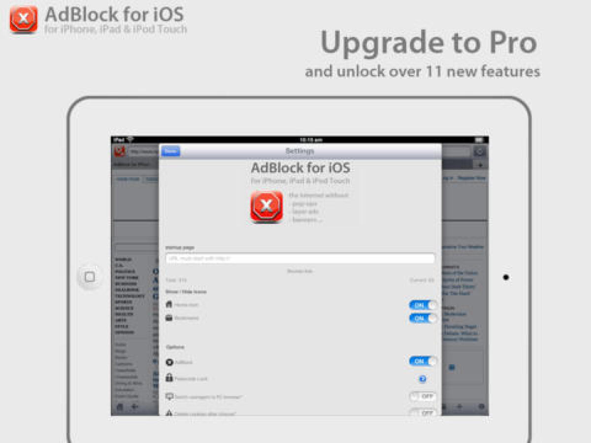 Migliori Tweak Cydia per iOS 7: AdBlocker, per bloccare e rimuovere tutte le pubblicità su iPhone, iPod e iPad - 
