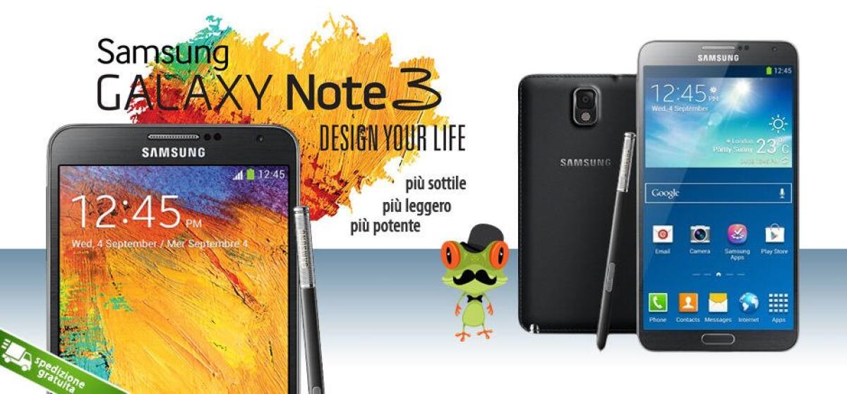 [Offerte Imperdibili] SAMSUNG GALAXY NOTE 3 BLACK (N9005) a 444,9€! Spedizione Gratuita - 