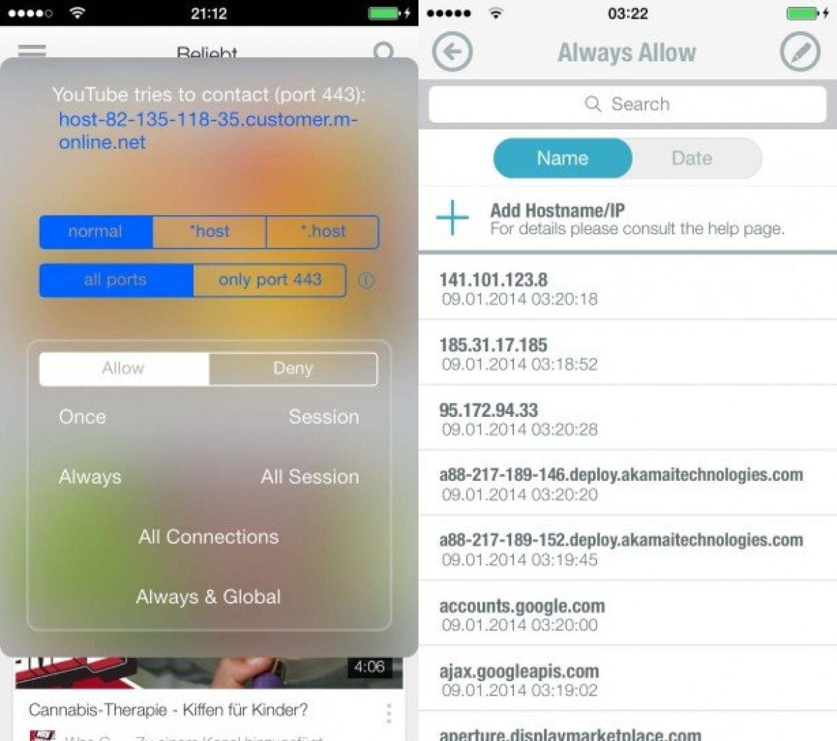 Migliori Tweak Cydia per iOS 7: Firewall iP7, per avere un firewall su iPhone, iPod e iPad - 