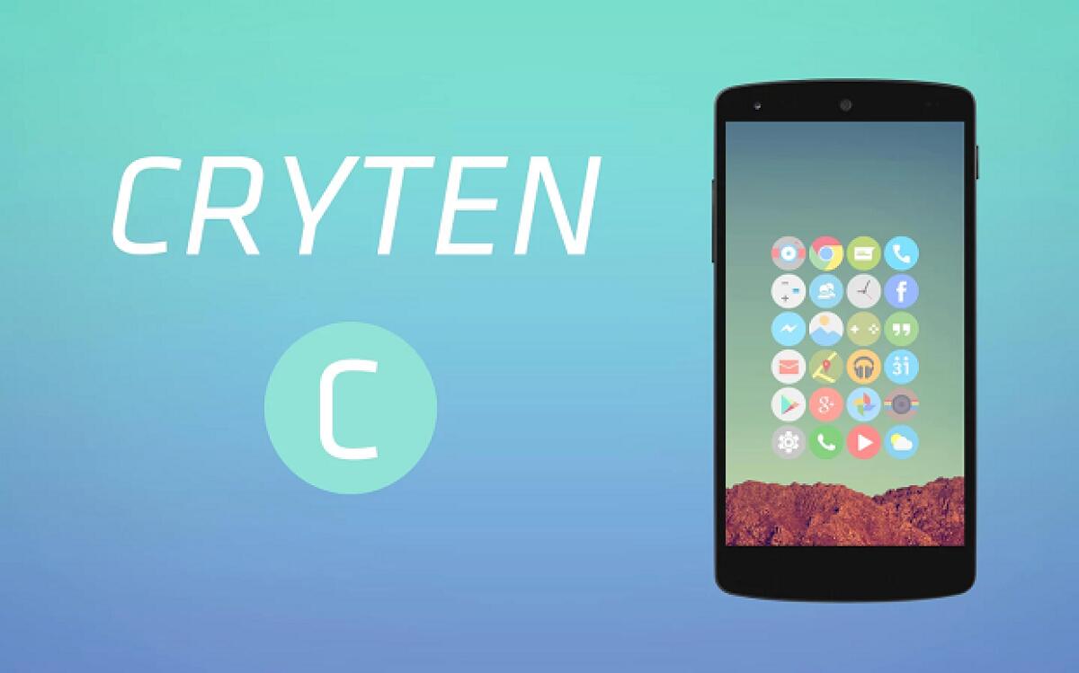Migliori Temi e Icon Pack per Android: Cryten Icon Pack (Nova Apex Go Theme) - 