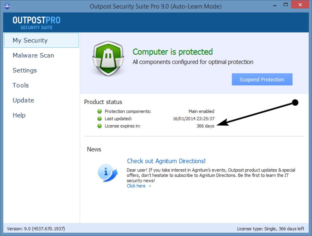 Outpost Security Suite Pro 9.0 gratis: Ecco la migliore suite all-in-one per proteggersi da Virus e tutte le minacce informatiche [Windows App] - 