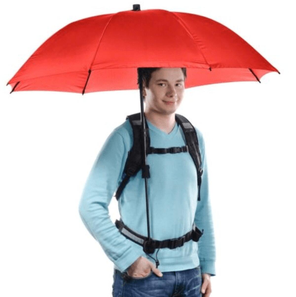 [Gadget] Ecco l'ombrello Hi-Tech, mani libere anche quando piove! - 