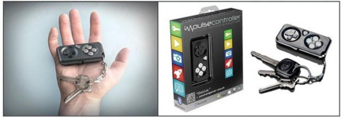 iMpluse Controller, un portachiavi, telecomando e joystick bluetooth per iPhone, iPod, iPad, Android e PC Windows - 