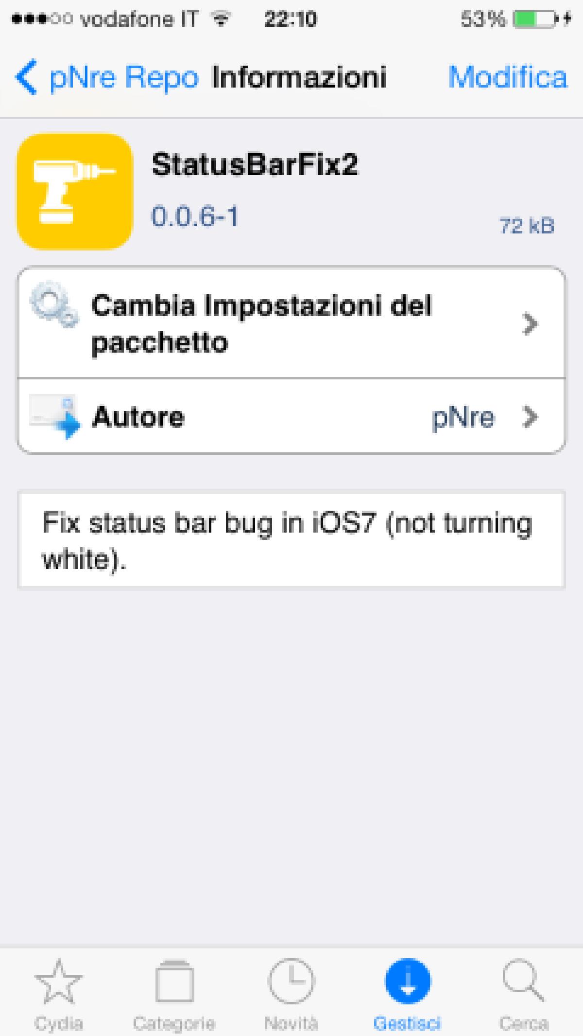 Problema barra di stato e statusbar su iPhone, iPod e iPad dopo il Jailbreak di iOS 7: ecco come risolverlo - 