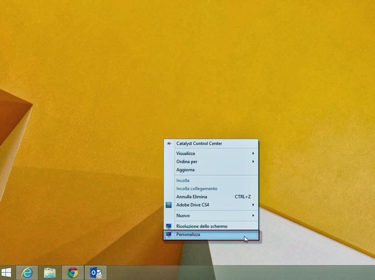 Come ripristinare l'icona "Risorse del Computer" in Windows 8.1 sul desktop - 