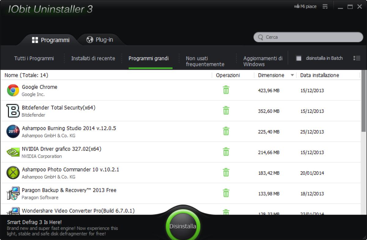 IObit Uninstaller: Ottimo programma per disinstallare programmi da Windows senza lasciare traccia - 
