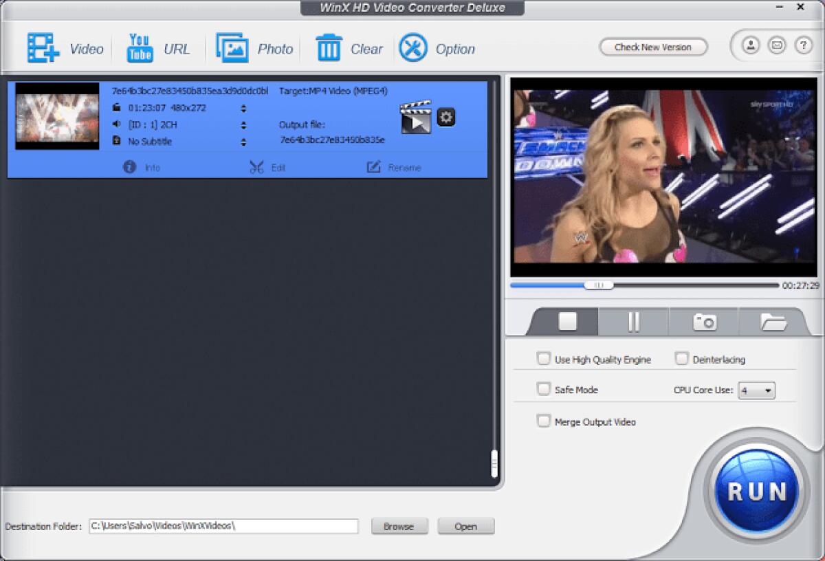 WinX HD Video Converter Deluxe 5.0.2 Gratis: Convertire video in tanti formati su Windows - 