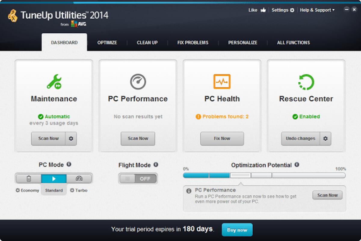 TuneUp Utilities 2014 Gratis: Il miglior programma per velocizzare Windows - 
