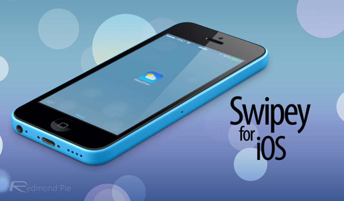 Migliori Tweak Cydia per iOS 7: Swipey - 
