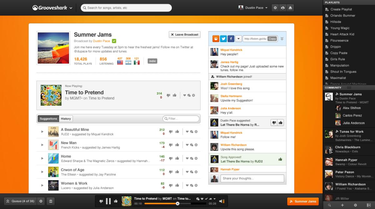 Volete usare Spotify Premium in modo gratuito? Provate Grooveshark! - 