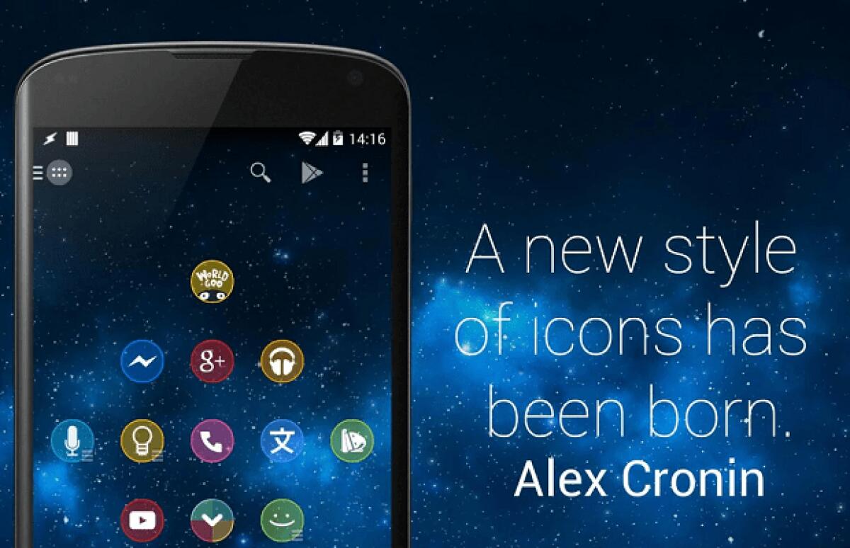 Migliori Temi e Icon Pack per Android: Glo Icon Pack  (Nova Apex Go Theme) - 