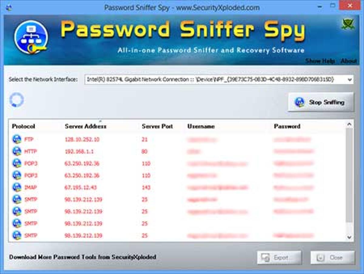 Come scoprire e rubare le password di tutti gli utenti connessi alla stessa rete WiFi con Password Sniffer Spy 2.0 - 