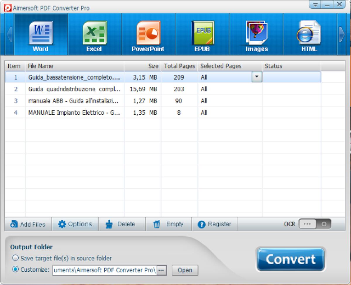Aimersoft PDF Converter Pro 3.1.1 gratis: Modificare, Convertire e proteggere i vostri PDF [Windows App] - 