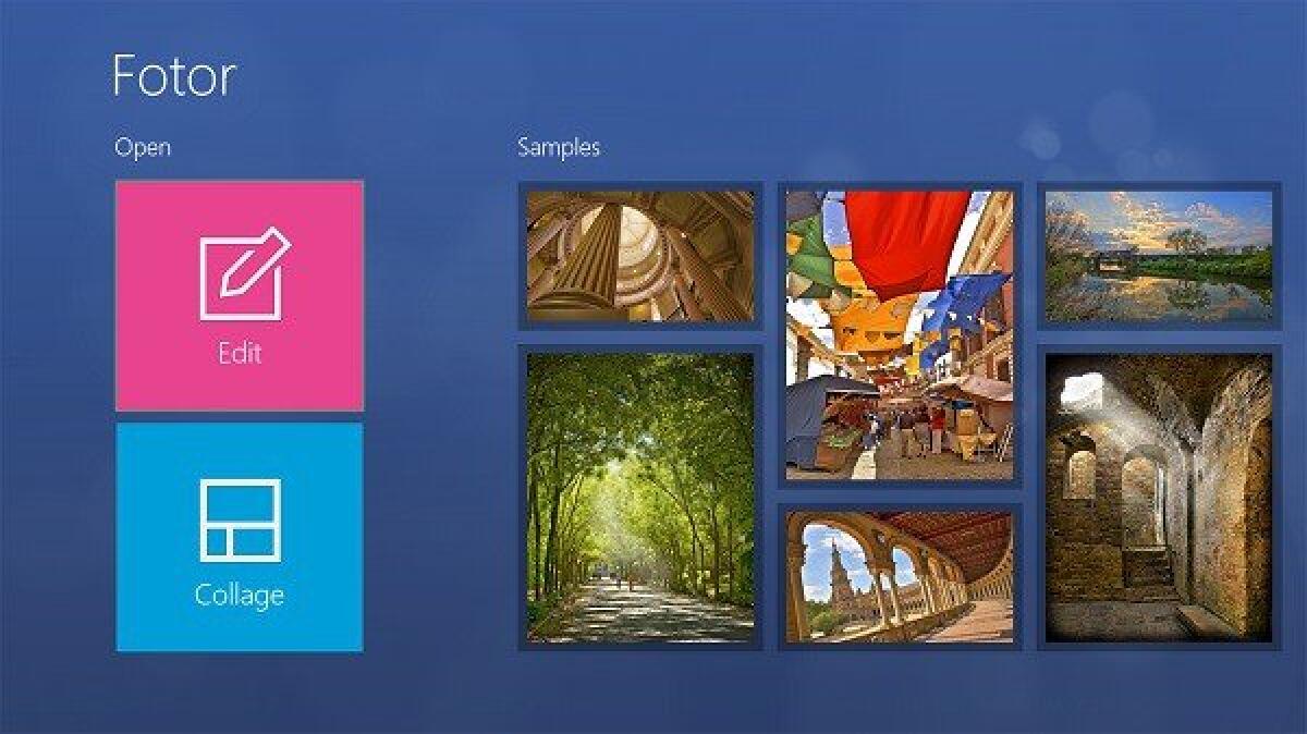Fotor: nuovo programma per modificare gratis le immagini su Windows 8.1 - 