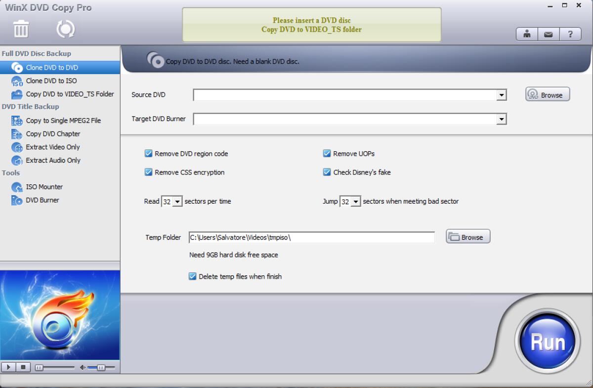 WinX DVD Copy Pro gratis: Copiare un DVD facilmente su Windows - 