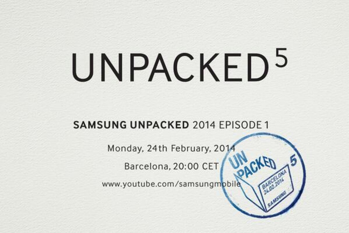 Il Samsung Galaxy S5 sarà presentato il 24 Febbraio alle ore 20:00 - 