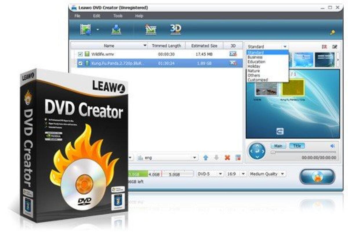 Leawo DVD Creator 5.3 Gratis: Convertire e Creare DVD in modo pratico e veloce [Windows App] - 