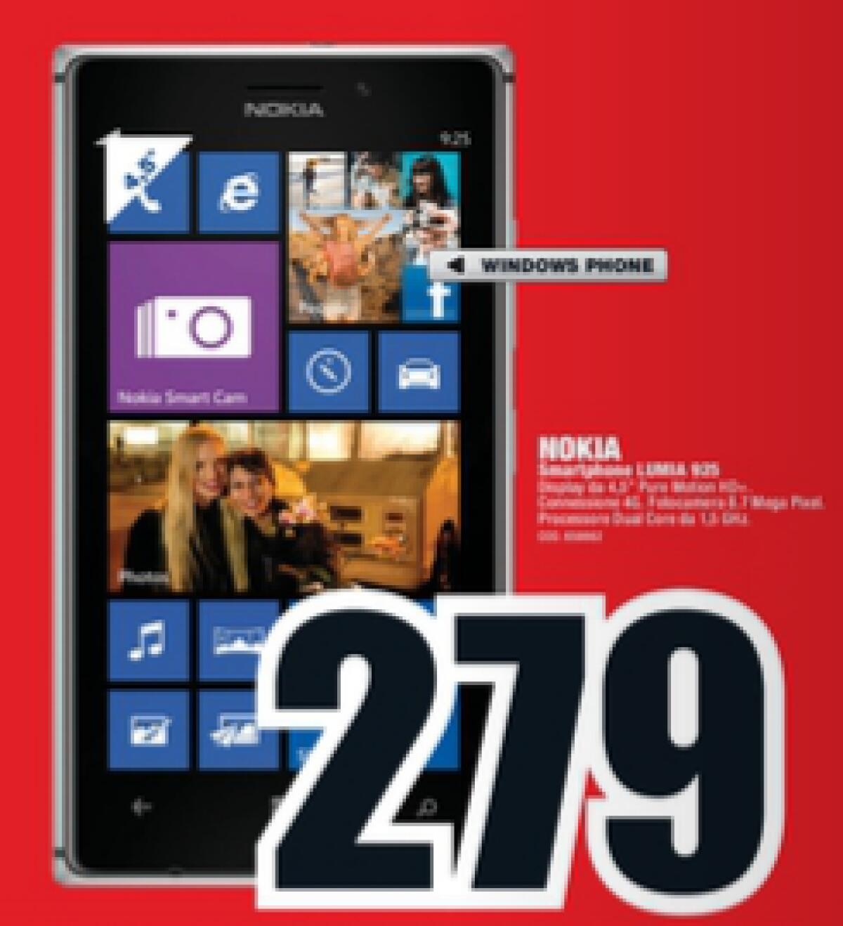 [Offerte Imperdibili] Nokia Lumia 925 a 279€! - 