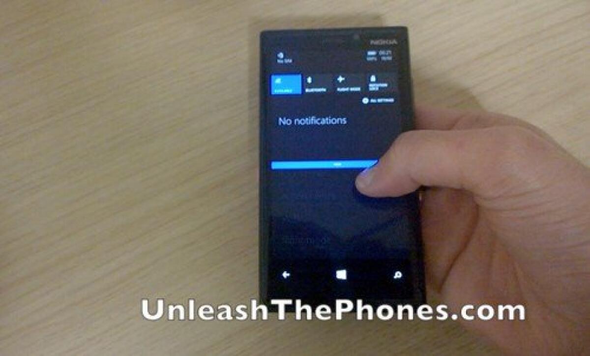 Windows Phone 8.1 avrà il centro di notifiche (Action Centre): ecco il video - 