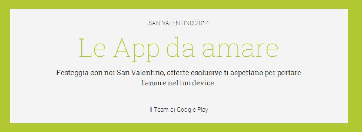 Google Play & San Valentino: ecco la lista delle app di Google [Gratis] - 