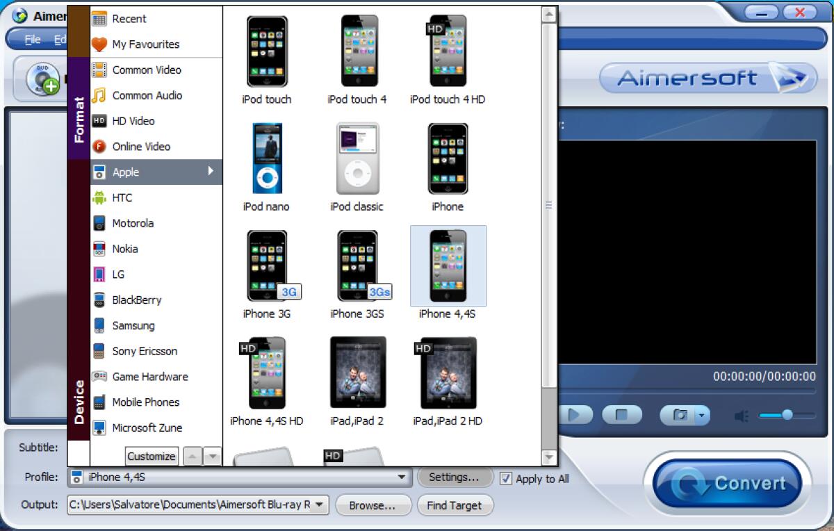 Aimersoft Blu-ray Ripper gratis: Copiare, convertire ed estrarre Blu-ray su Windows - 