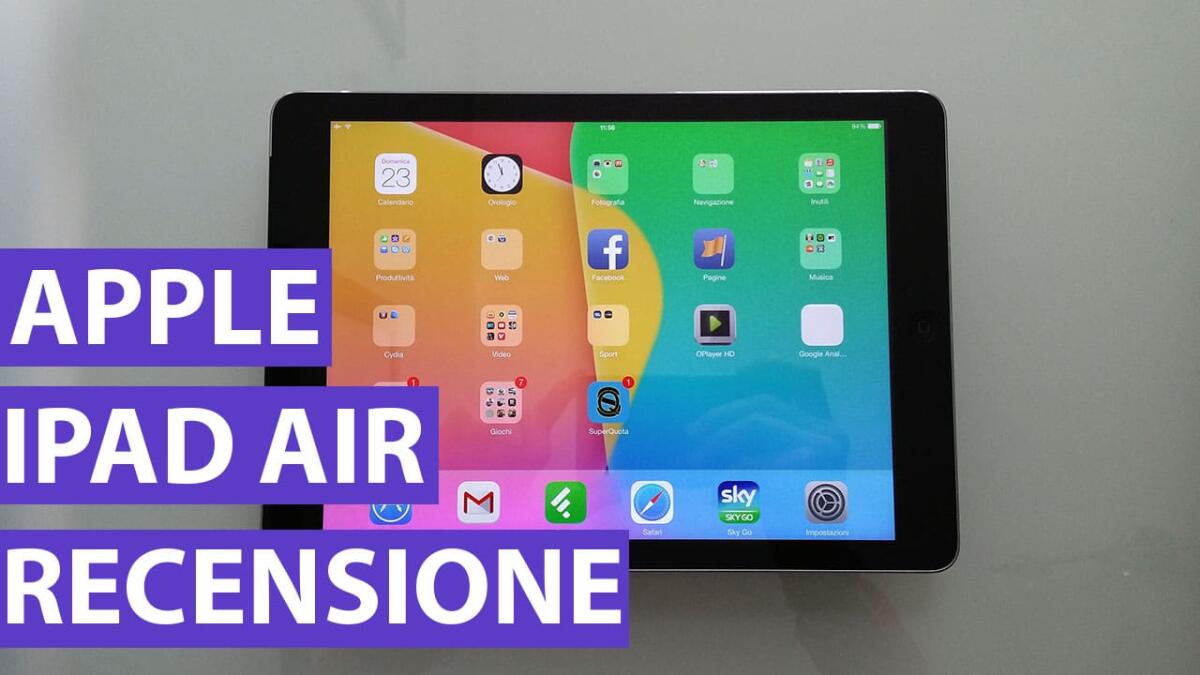 Apple iPad Air: recensione completa da YourLifeUpdated (VideoRecensione) - 