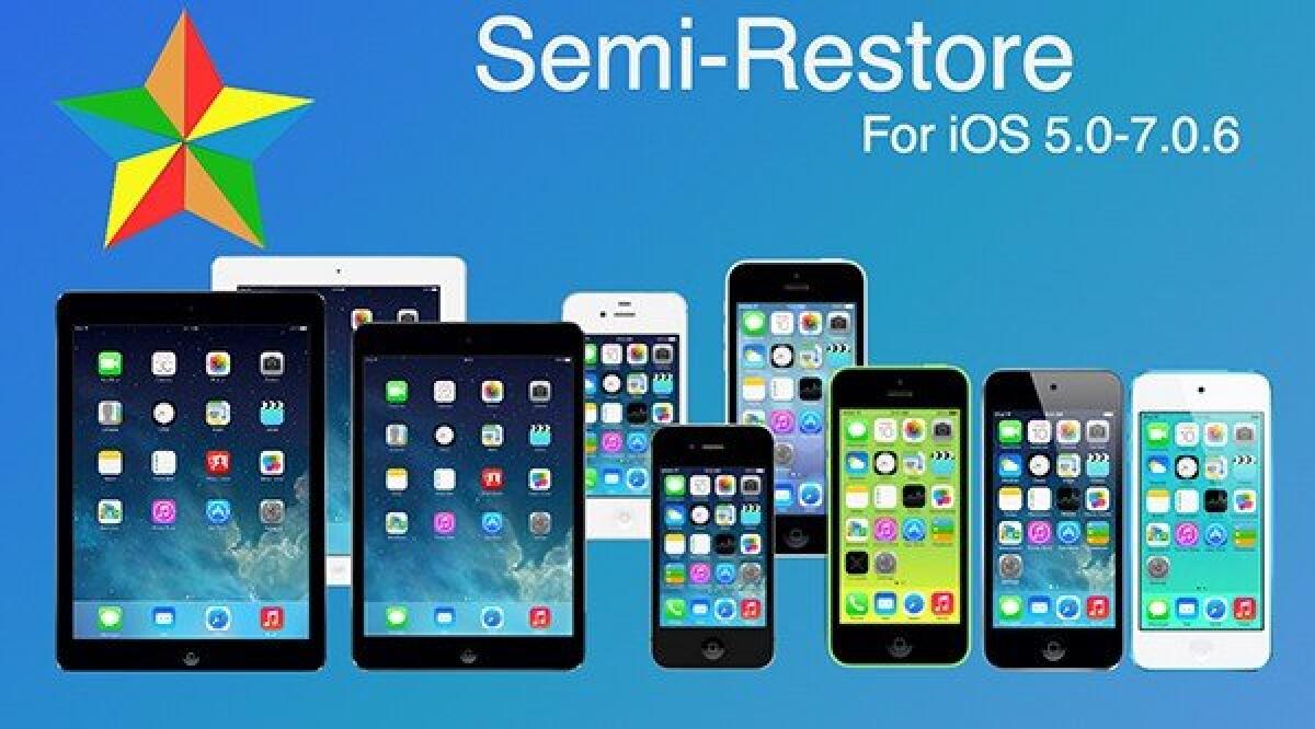 Come ripristinare iOS 7.0.6 senza aggiornare ad iOS 7.1 su iPhone, iPod e iPad con Semi-Restore - 
