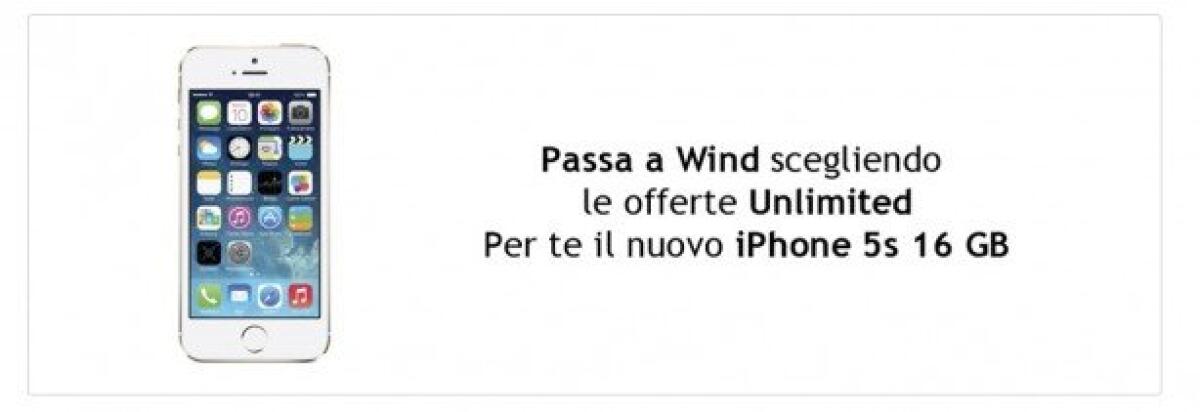 Quanto costa comprare iPhone 5S con Wind? Ecco il prezzo dell'abbonamento - 