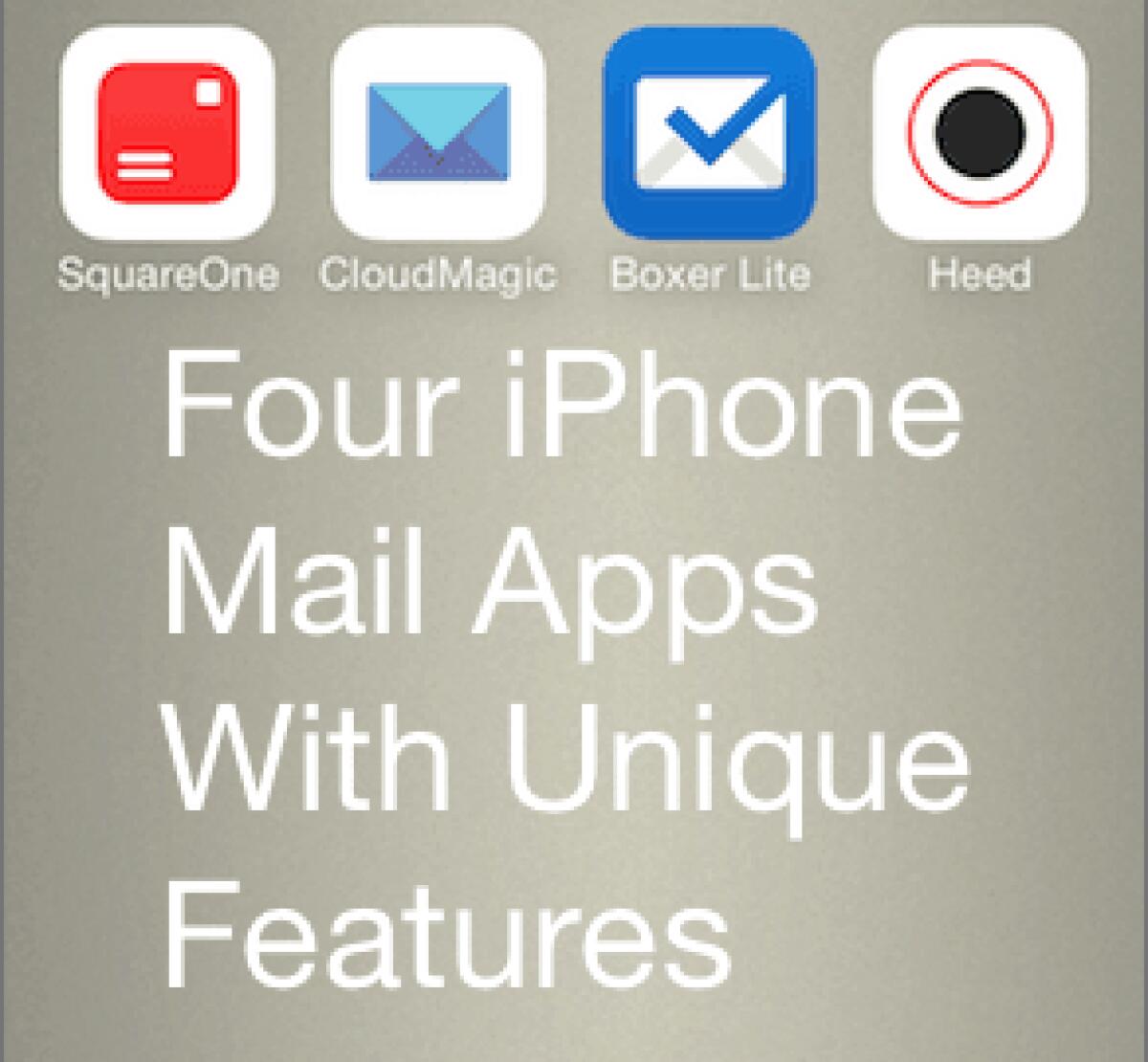 4 client alternativi per leggere le mail su iPhone, iPod e iPad - 