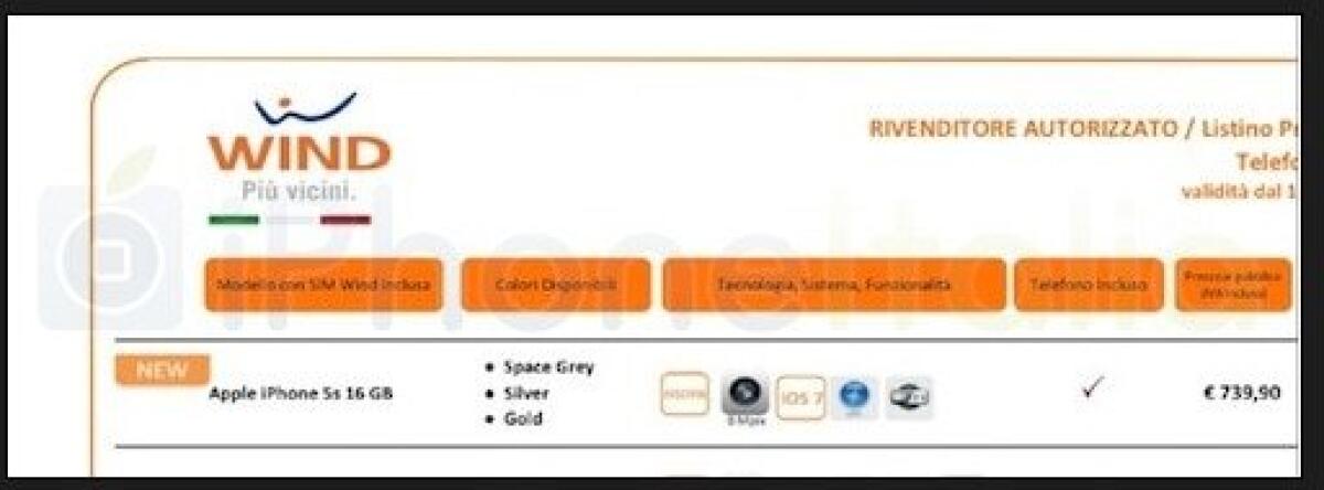 Ufficiale: da oggi anche Wind vende gli iPhone. Ecco i dettagli - 
