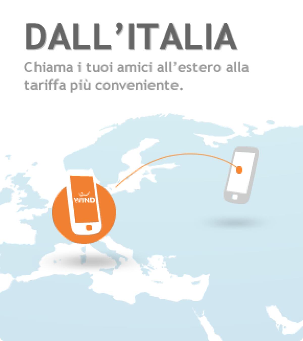[Migliori Tariffe Smartphone] Tariffe Da e Per l'Estero di Wind - 