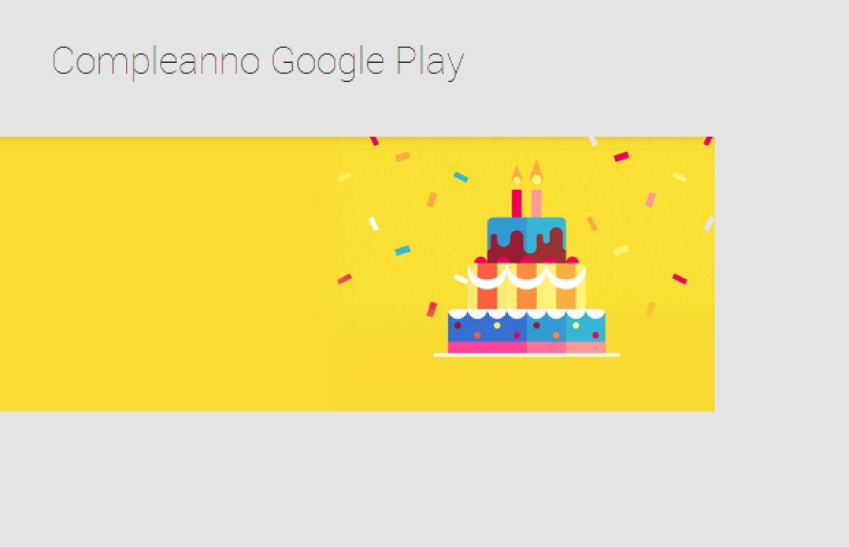 Google Play compie 2 anni: ecco tutti gli sconti - 