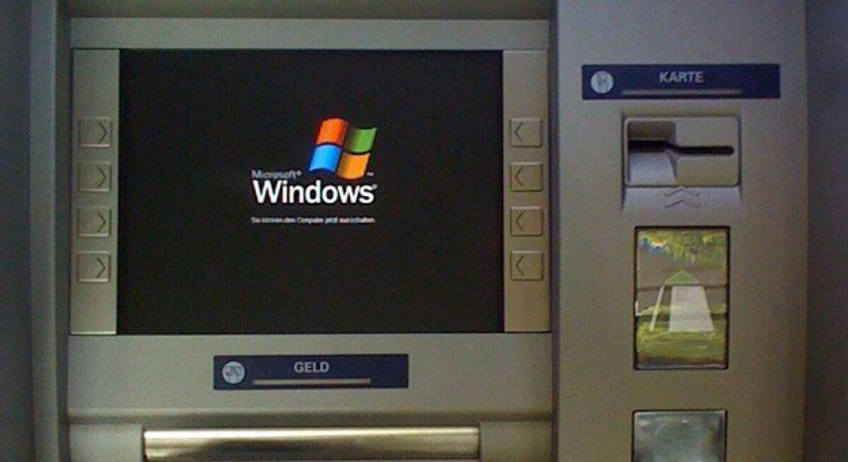 Le banche pagano Microsoft per continuare a usare Windows XP su Bancomat e ATM - 