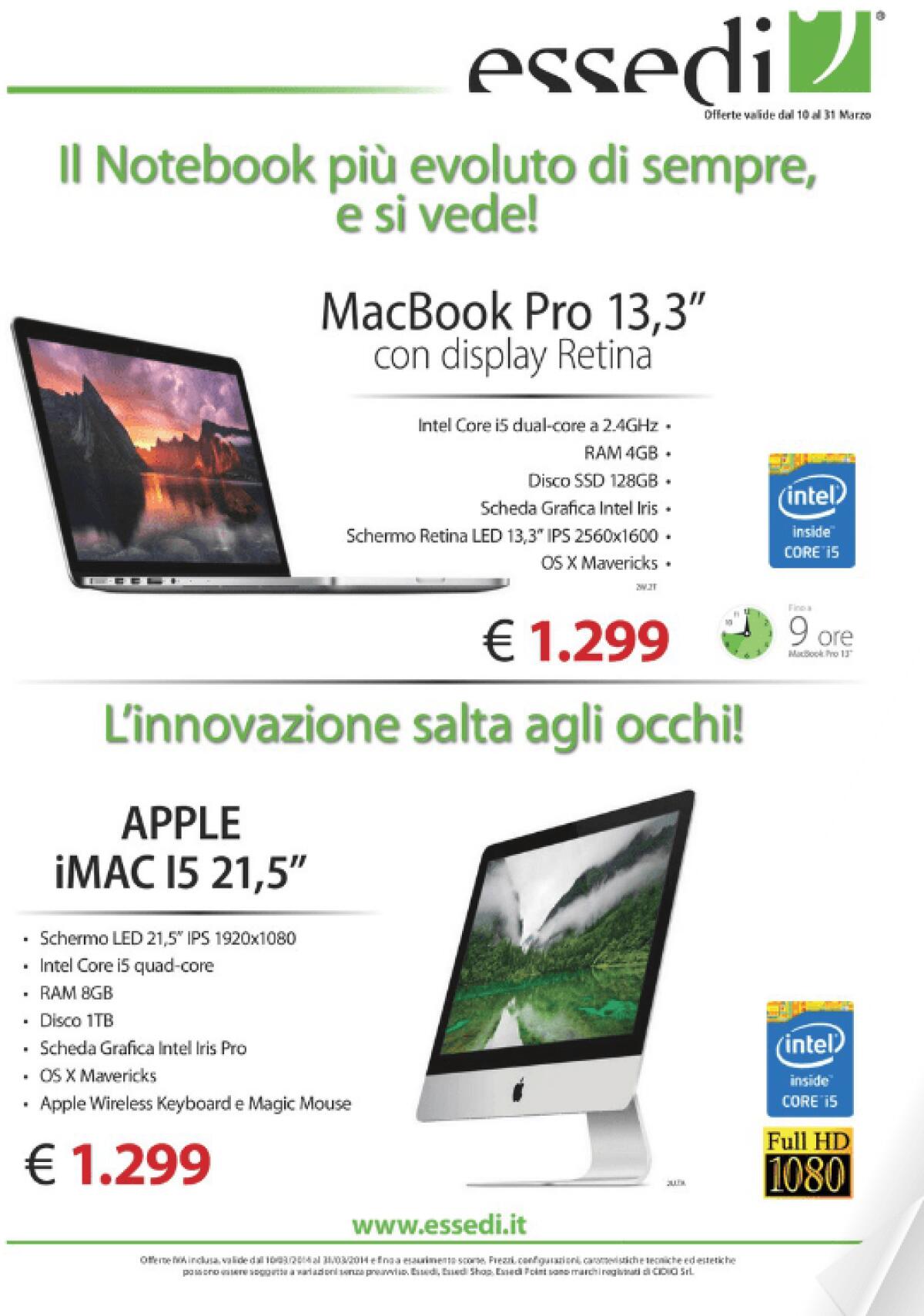 [Volantino] Sfoglia il Volantino di Essedi valido fino al 31 marzo 2014! - 