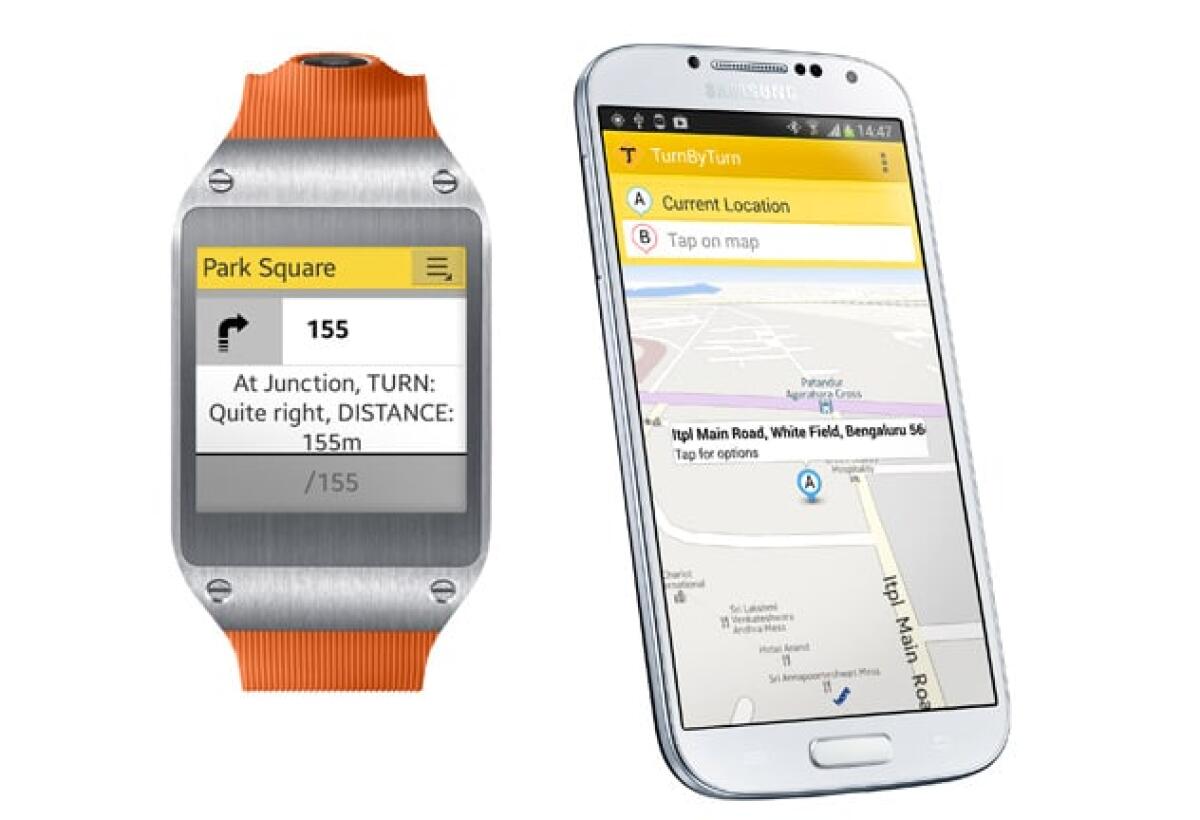 Anche il Samsung Galaxy Gear diventa un navigatore satellitare con TurnByTurn - 